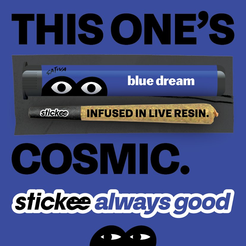 STICKEE | Blue Dream | 1.2g | Live Resin Infused Pre-Roll