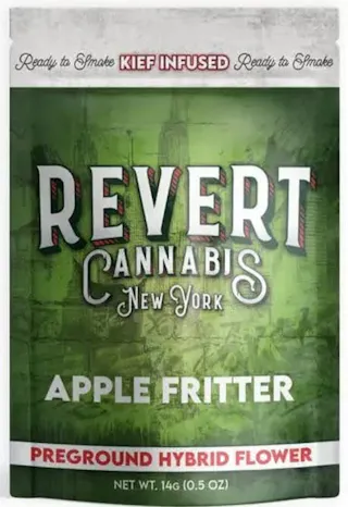 REVERT - APPLE FRITTER - KIEF INFUSED PREGROUND FLOWER - 14G