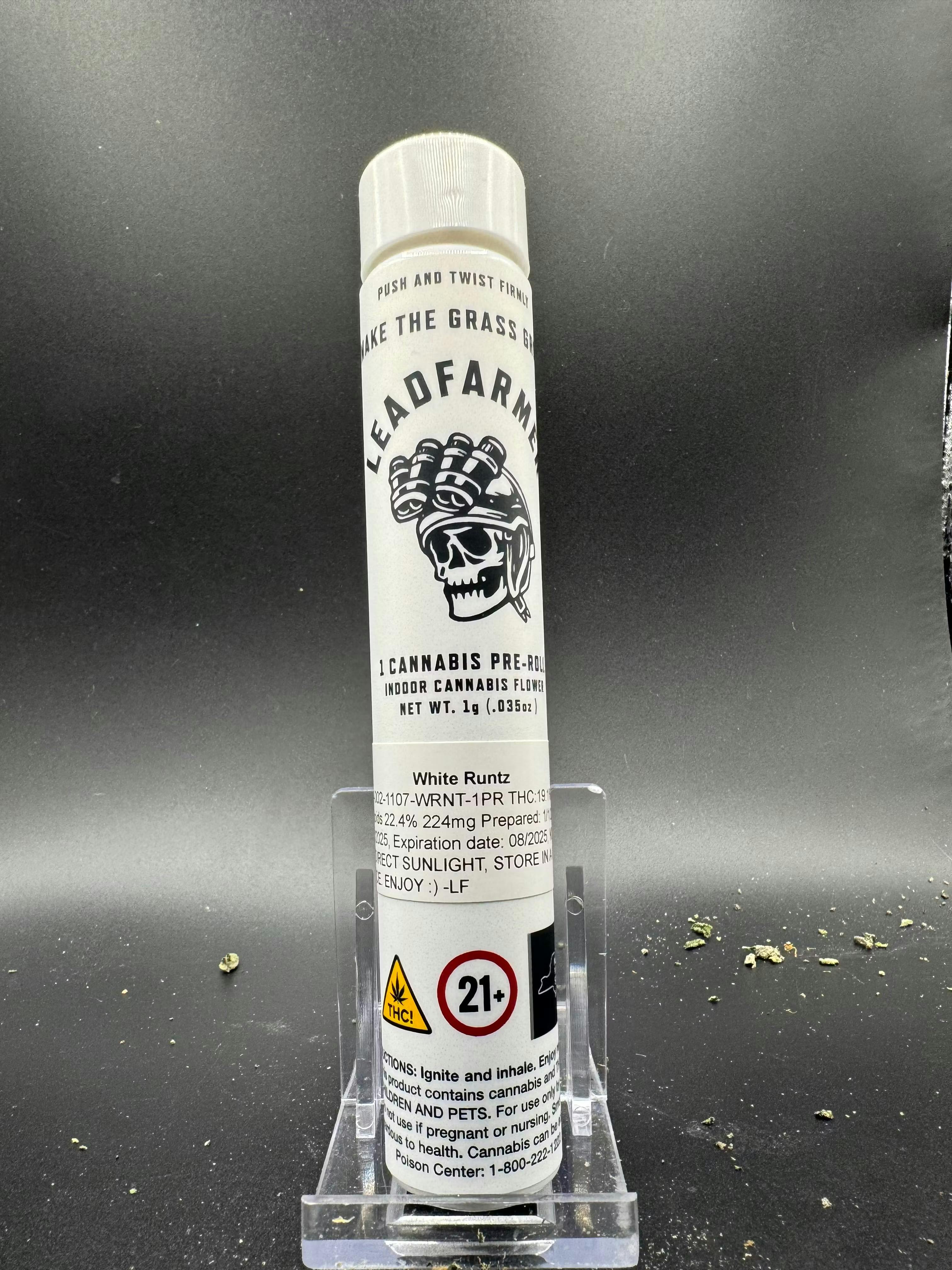 LEADFARMER | White Runtz preroll