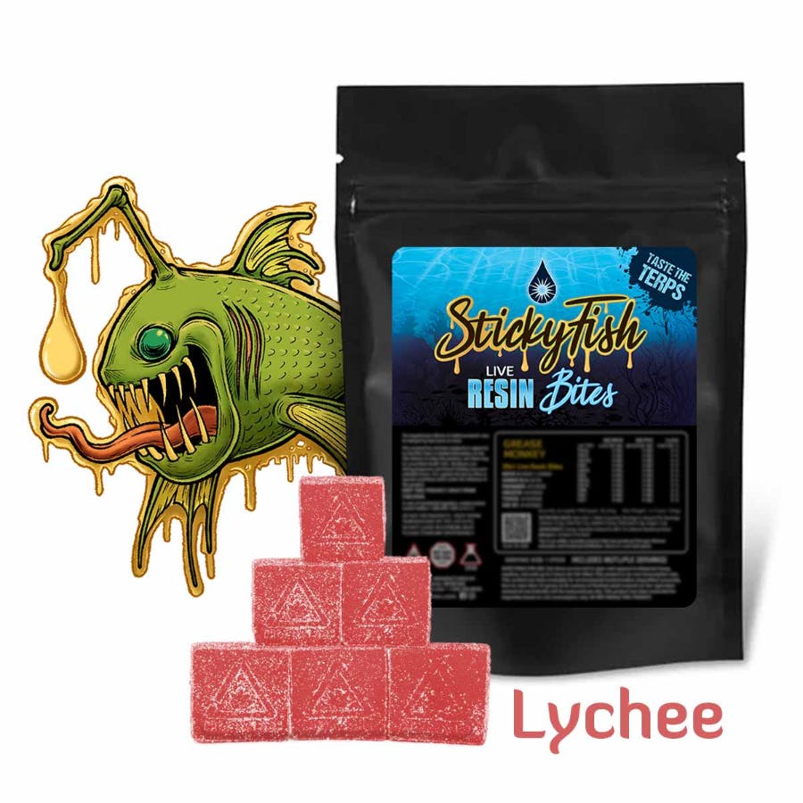 Sticky Fish Lychee Flavored Gummies