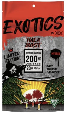 Product: Dixie | EXOTICS Gummies - Hala Burst - 200mg *Limited Edition*