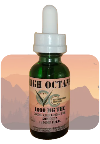 VCC – Tinctures – High Octane – THC:CBD:CBG:CBN – 1380mg 30ml-active