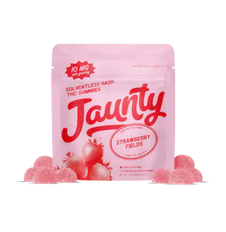Strawberry Fields  | Hash-Infused Gummies | 100mg | 10pk