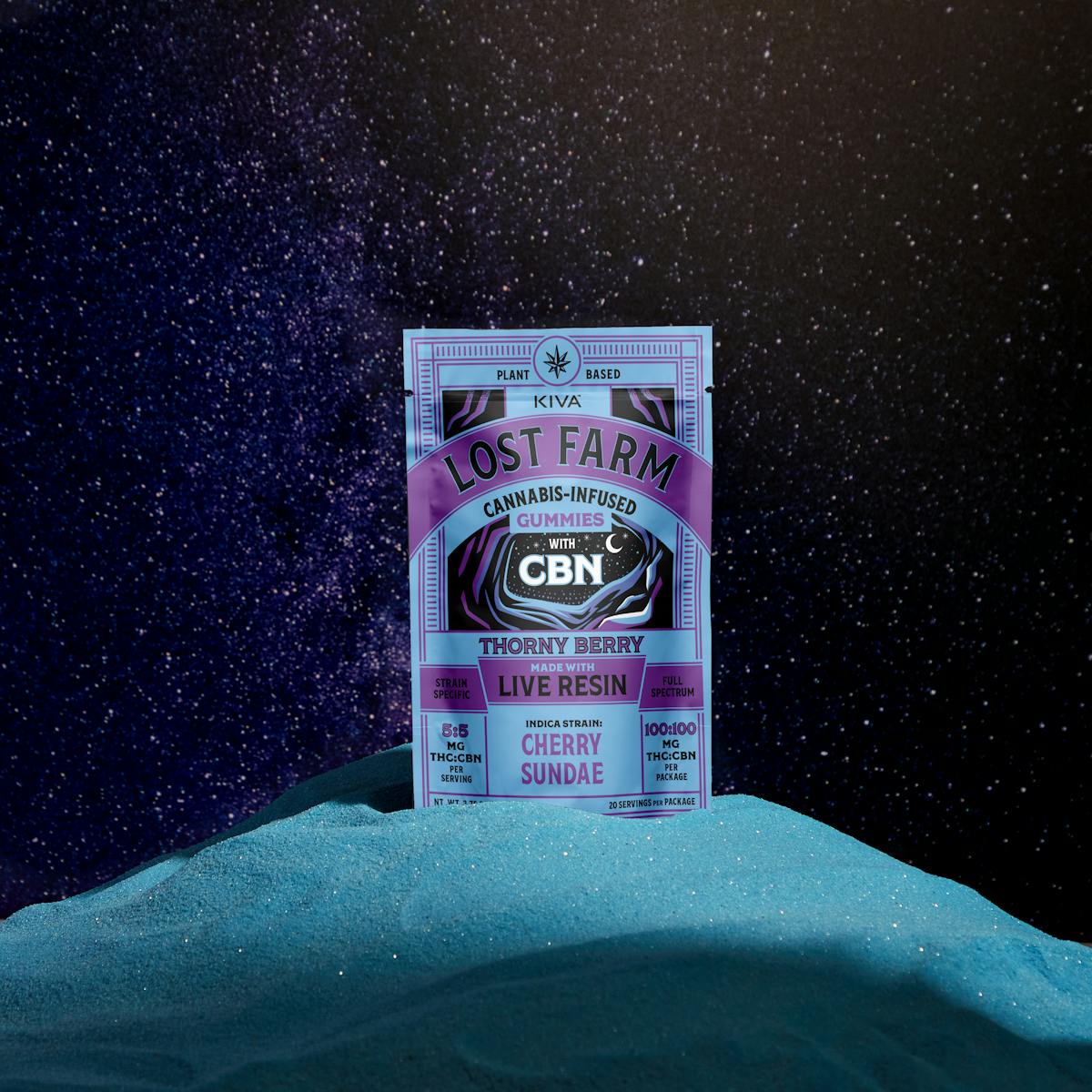 Photo of Cherry Sundae x Thornyberry | 1:1 THC:CBN | 20 Pack | Live Rosin | 100mg