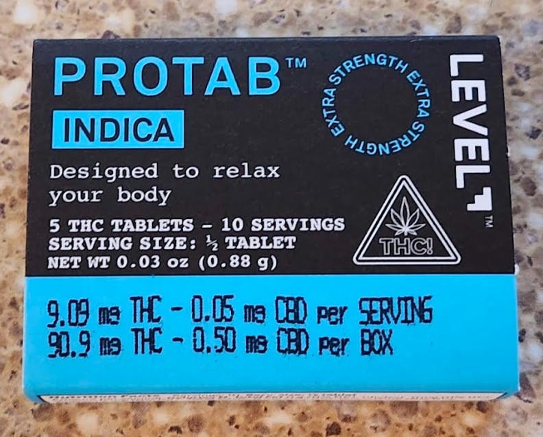 Indica Protab | 10 Pack | 90mg | Level