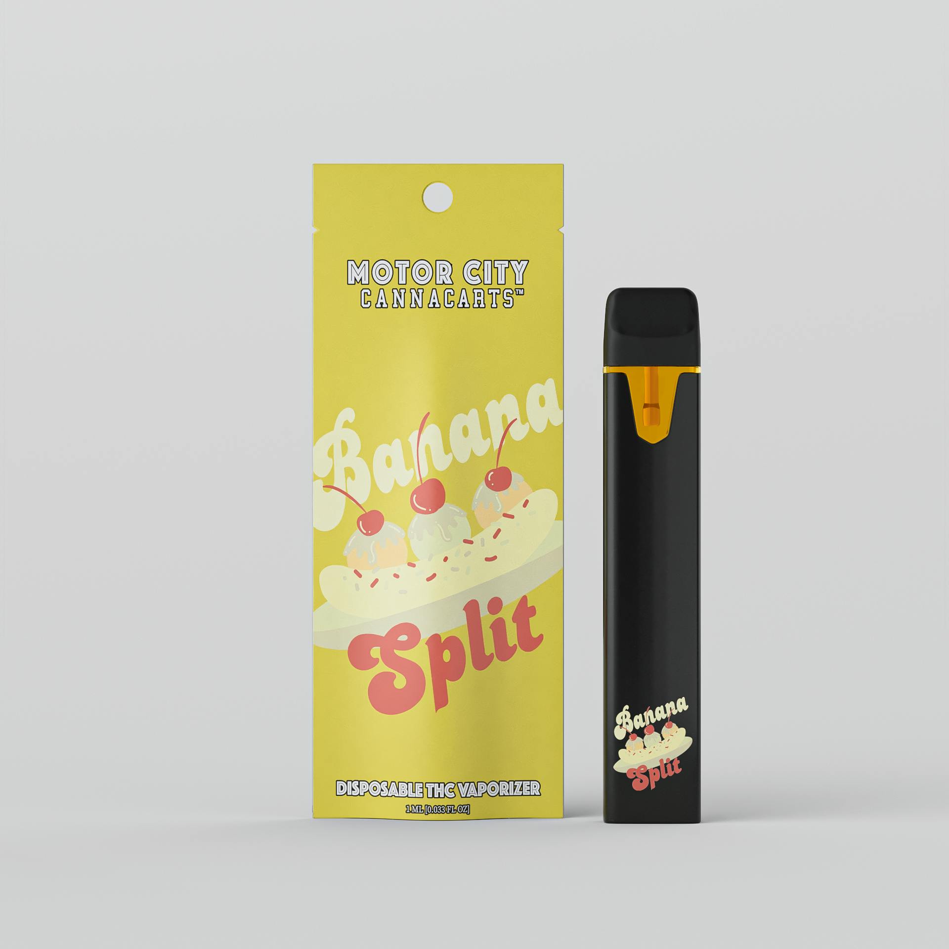 Motor City Cannabites - 1g Disposable - Banana Split (H)