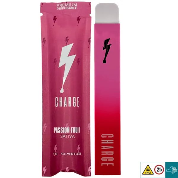 Passion Fruit (S) - 1g Disposable Vape - Charge Bar
