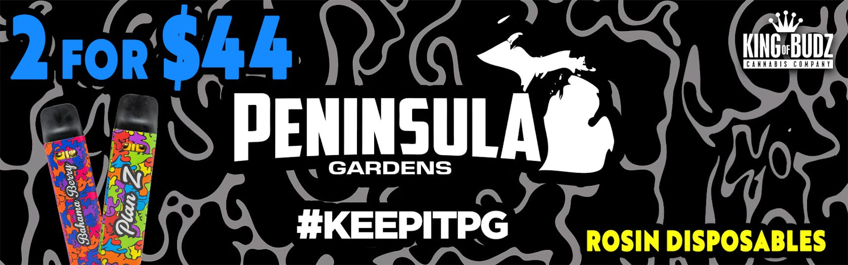 Peninsula Gardens .5g Rosin Disposable 2/$44