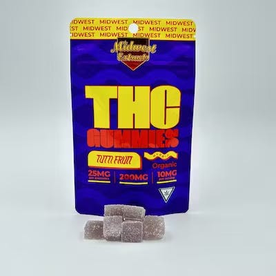MIDWEST EXTRACTS MIDWEST EXTRACTS | TUTTI FRUIT GUMMIES - 8PK | 200MG — EDIBLES