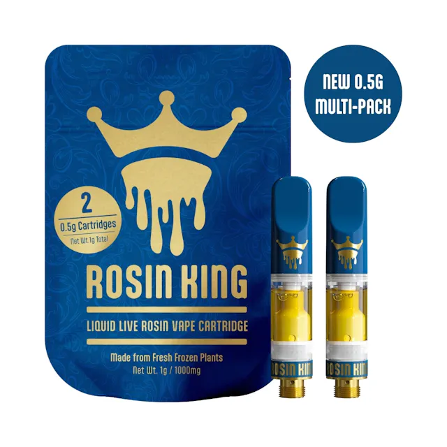 Rosin King of New Jersey Rosin King Live Rosin Cart Pack Lime N Coconut 2pk/1g (sativa, cartridges)