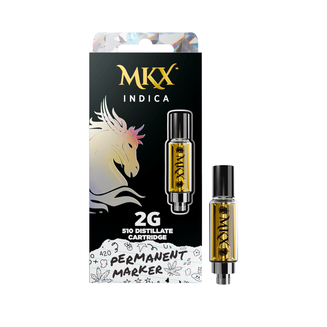 Product: MKX 2 Gram 510 Thread Carts - Permanent Marker 2g 510 Thread - Indica