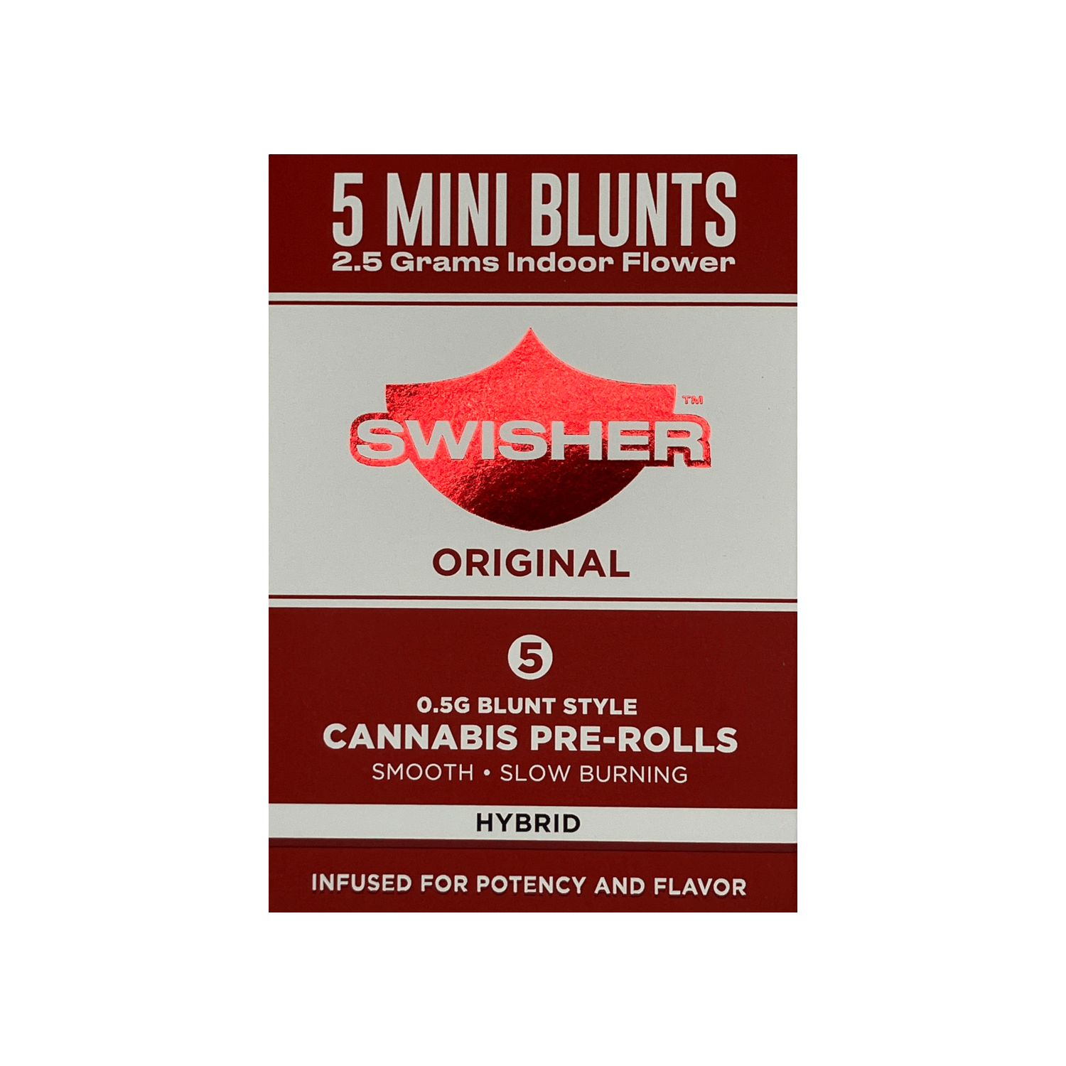 Swisher | Infused Mini Blunt 5-Pack - 2.5g - Original