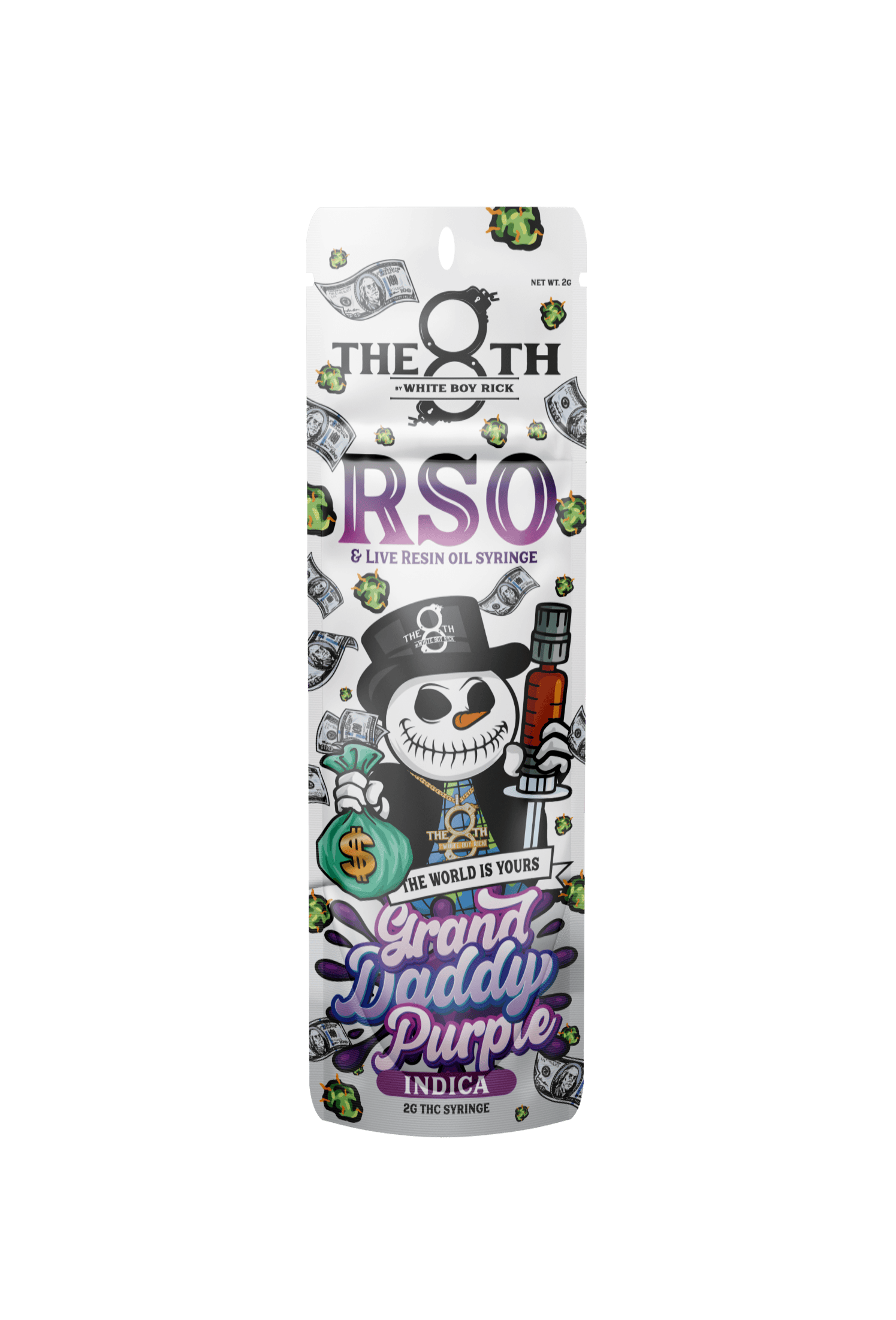 The 8th - 2g RSO/Live Resin Syringe - Grand Daddy Purple