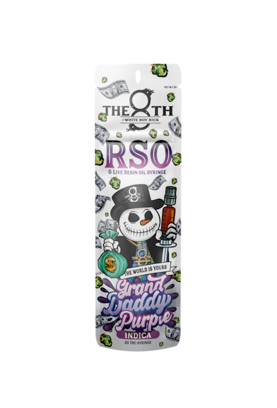 The 8th - 2g RSO/Live Resin Syringe - Grand Daddy Purple