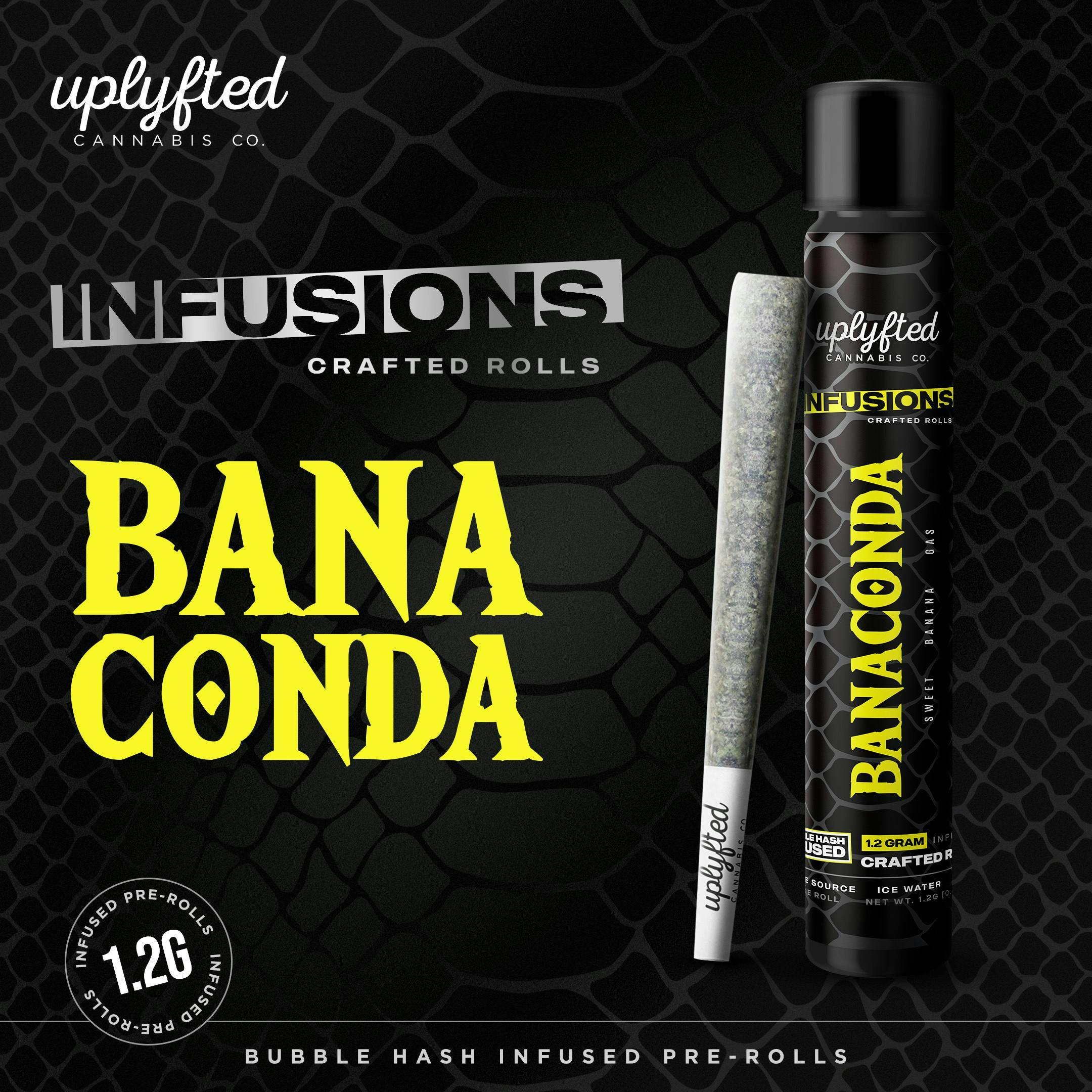 UPLYFTED | BANACONDA | INFUSED PRE-ROLL SATIVA/HYBRID