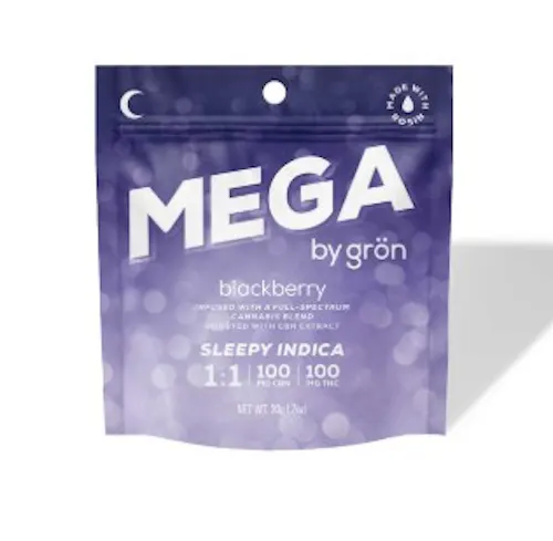 Blackberry | Mega Pearls | 50mg Gummies | 10ct-active