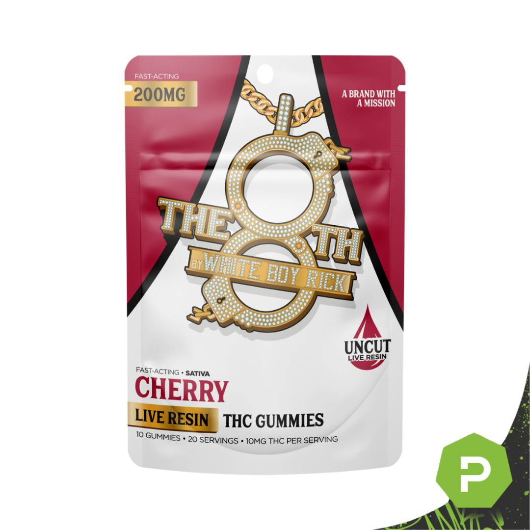 The 8th White Boy Rick | 200mg Live Resin Gummies | Cherry - Puff
