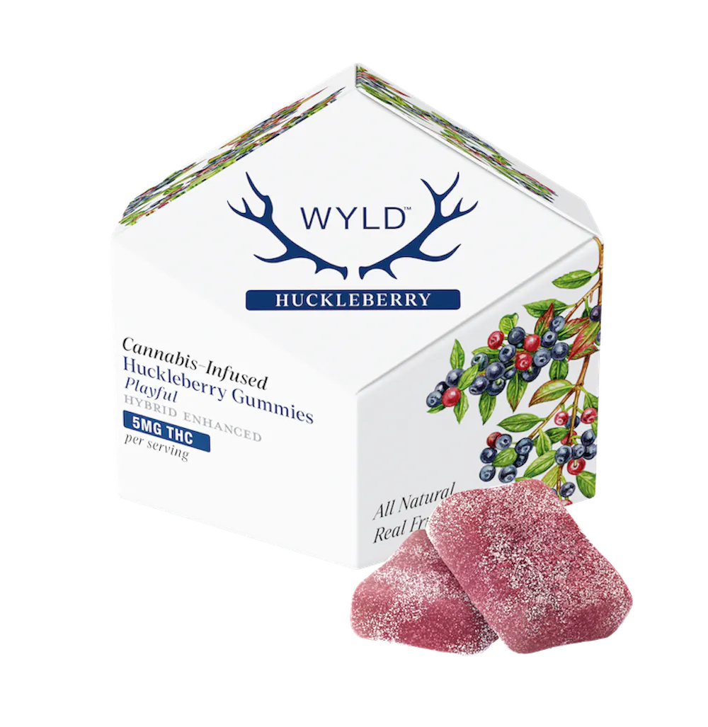 Product WYLD - Huckleberry Gummies (100mg 10pk)