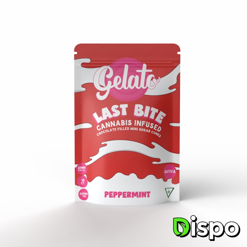 Gelato - Last Bites Hot Chocolate 200mg Cone
