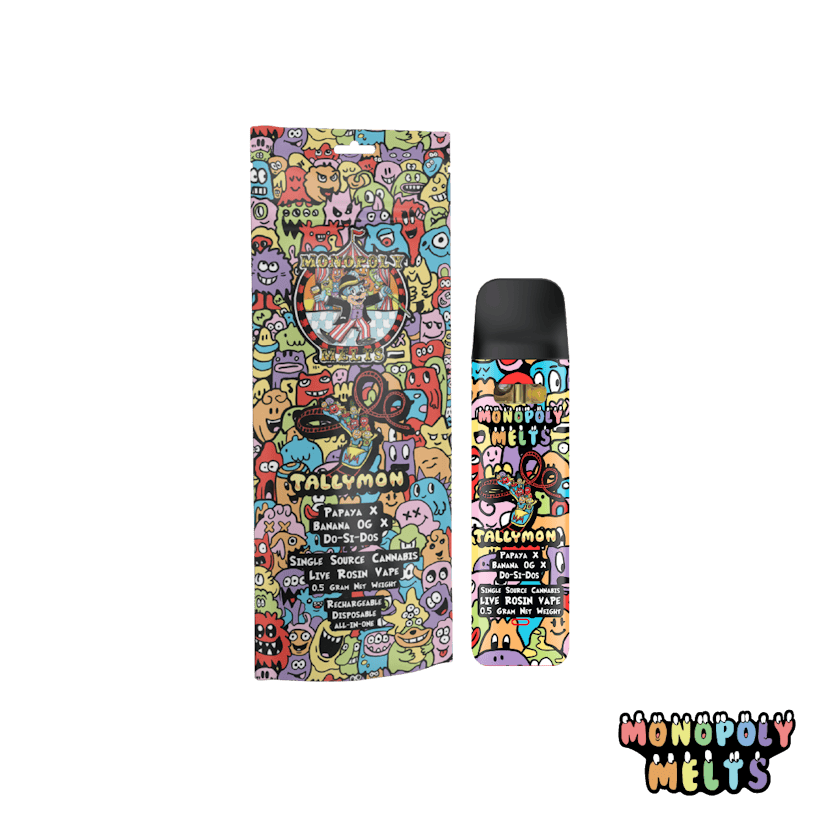 Monopoly Melts - Tally Mon Live Rosin Disposable