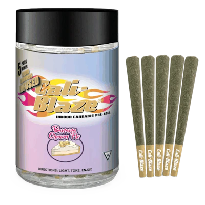 Banana Cream Pie Liquid Diamond Pre-Roll 5-Pack | 3.5g - PRE_ROLLS by Cali-Blaze at King of Budz