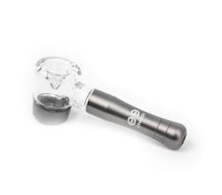 Compact Metal/Glass Pipe - Black or Gunmetal