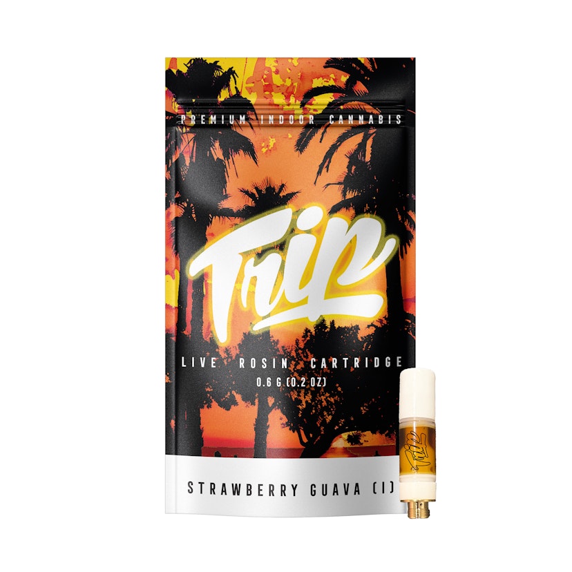 Trip Cannabis Live Rosin Cartridge: Strawberry Guava
