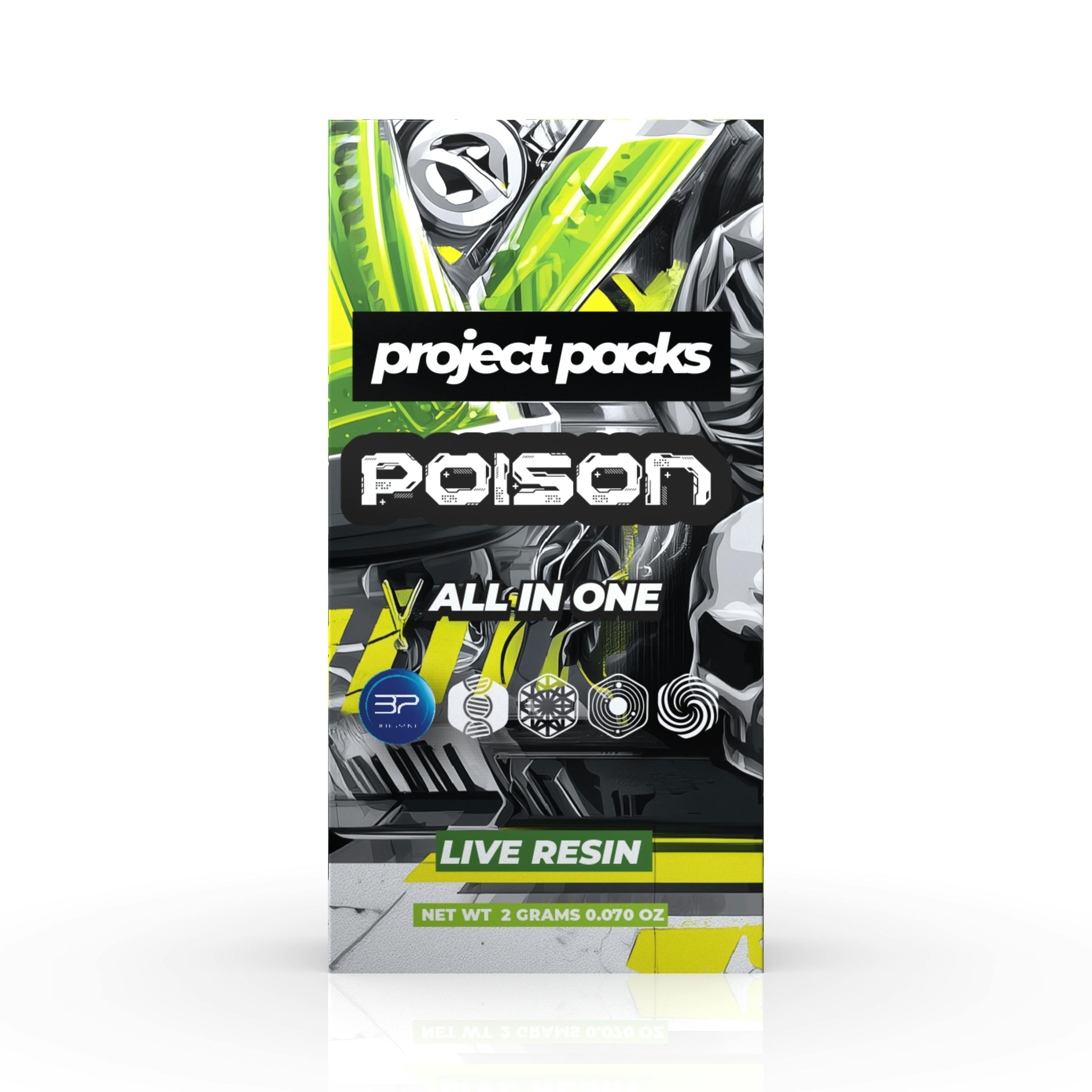 Project Packs Poison Live Resin All In One Cannabis for sale