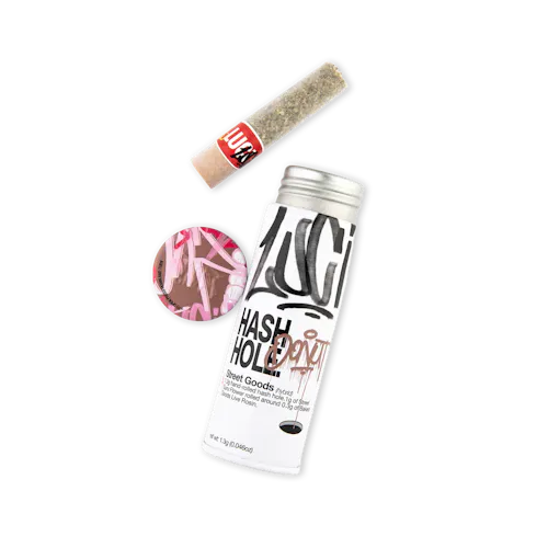 LUCI | HASH HOLE | ROSIN INFUSED PRE-ROLL | STREET GOODS | 1.3G-active