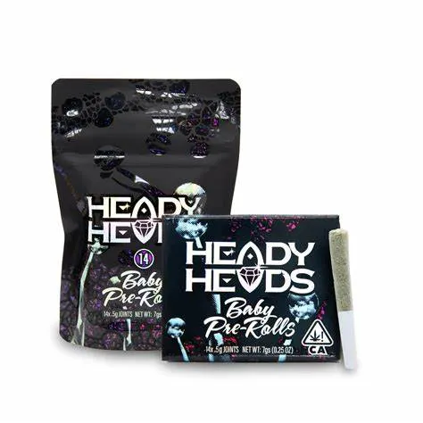 Heady Heads | Bby Pre-rolls 0.5g (14pk) | H | Biscotti Melon