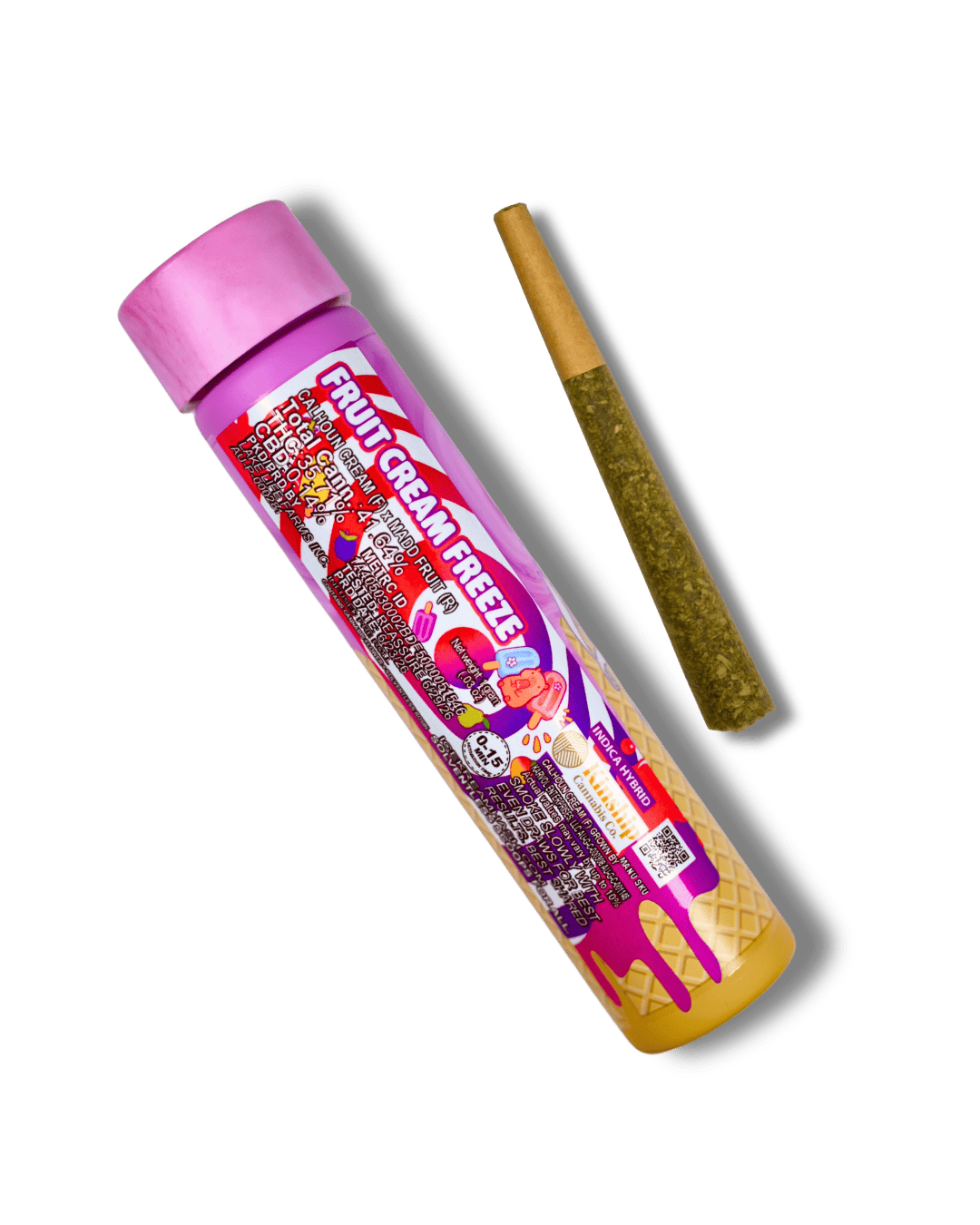Ice Kream Hash Co. - Rosin Infused Preroll - - **FRUIT CREAM FREEZE** (2/$32)