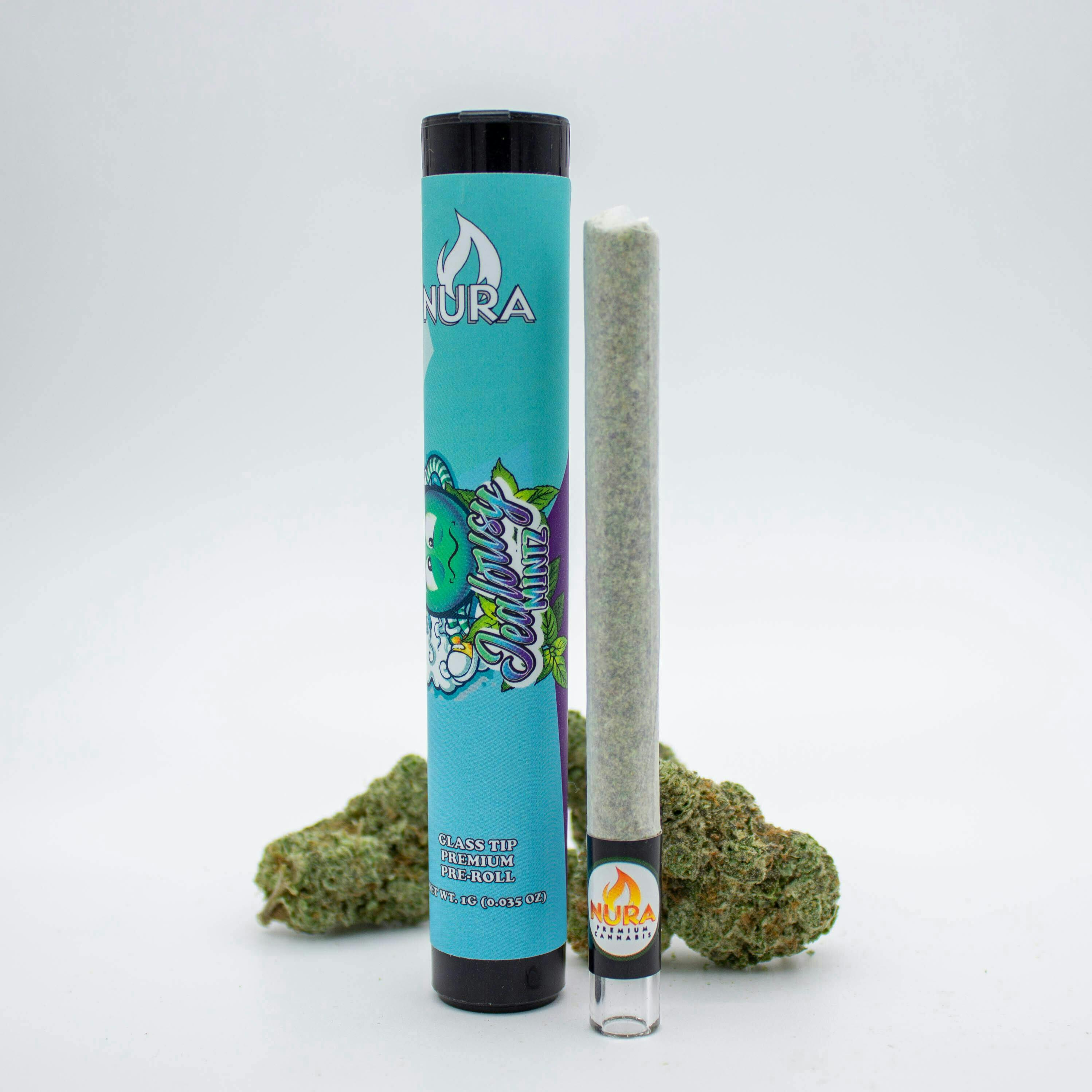 NURA NURA | JEALOUSY MINTZ (GLASS TIP) | PRE-ROLL HYBRID — PRE_ROLLS