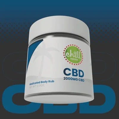 Chill Medicated CHILL MEDICATED | CBD BODY RUB | 2000MG — CBD