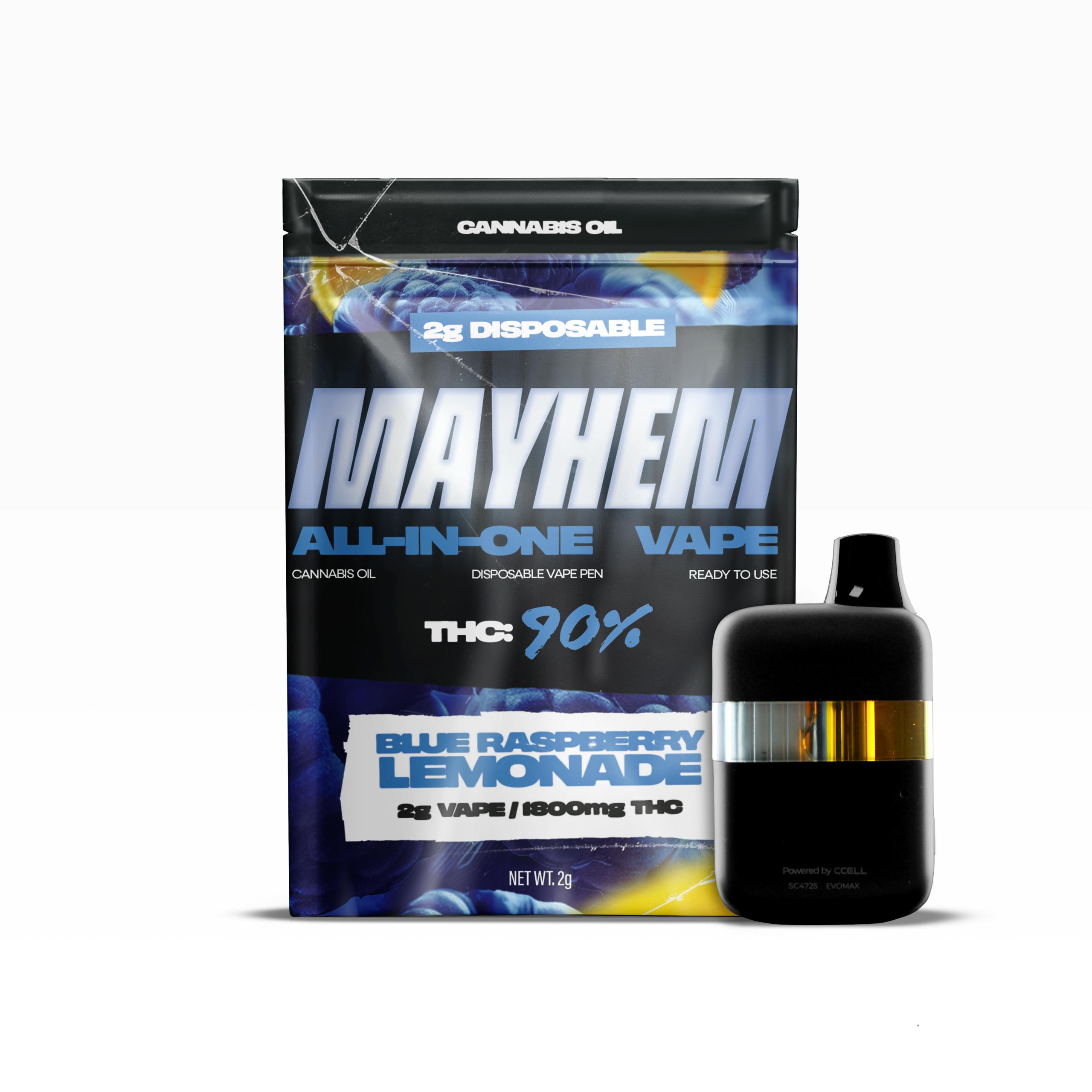 Mayhem | Blue Raspberry Lemonade | AIO | 2g