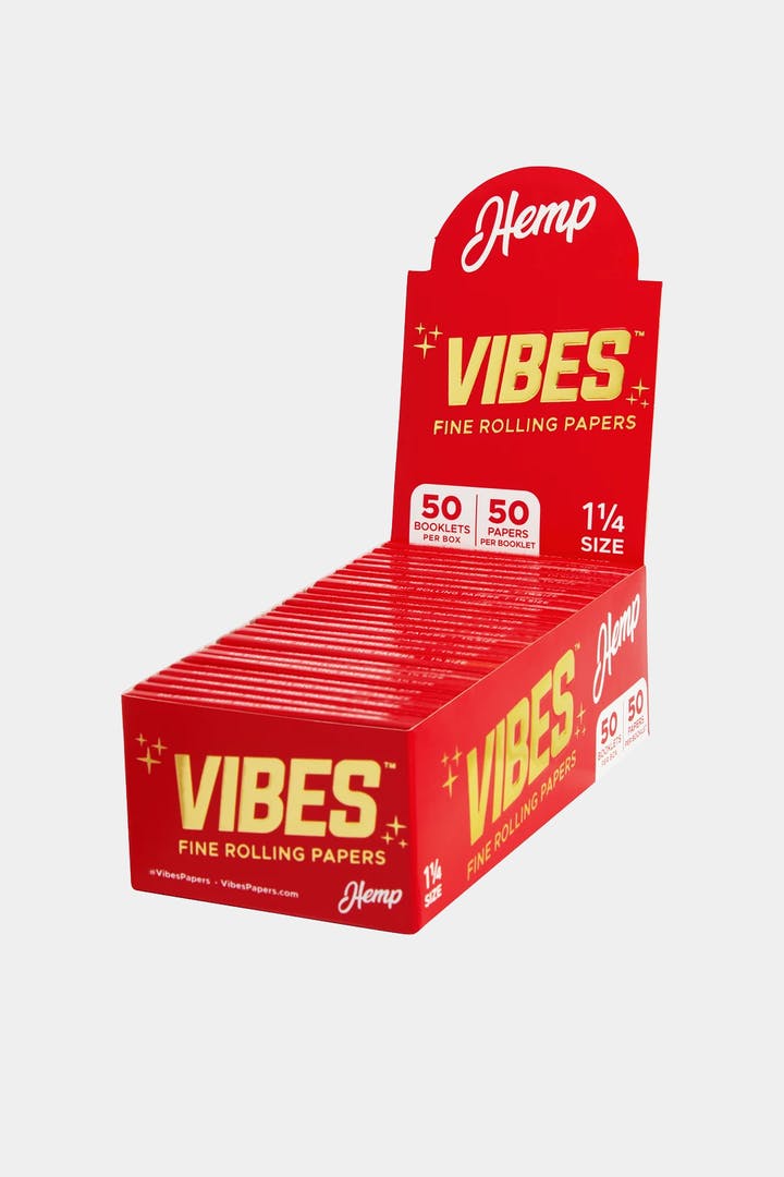 Vibes Rolling Papers Hemp Red 1 1/4 Cookies Hayward