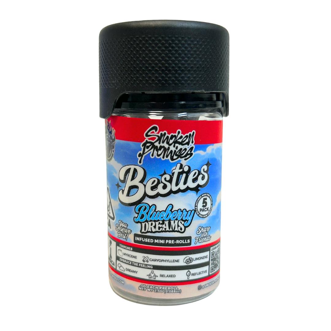 BLUEBERRY DREAM 5PK INFUSED BESTIES PREROLLS-0