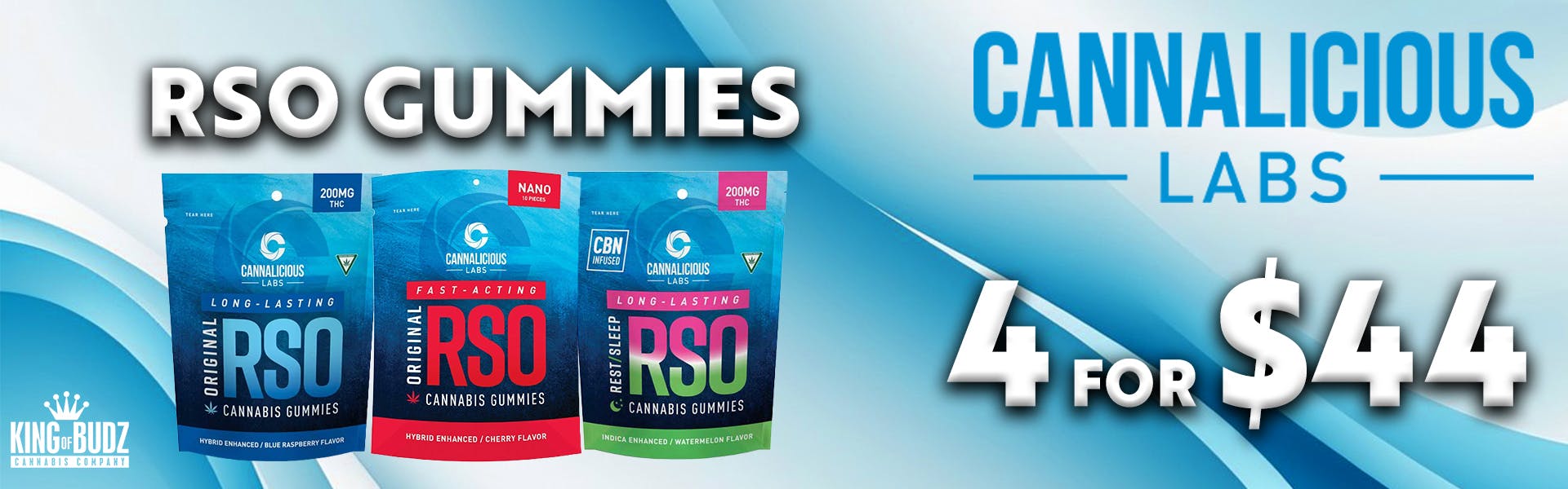 Cannalicious Gummies 4/$44