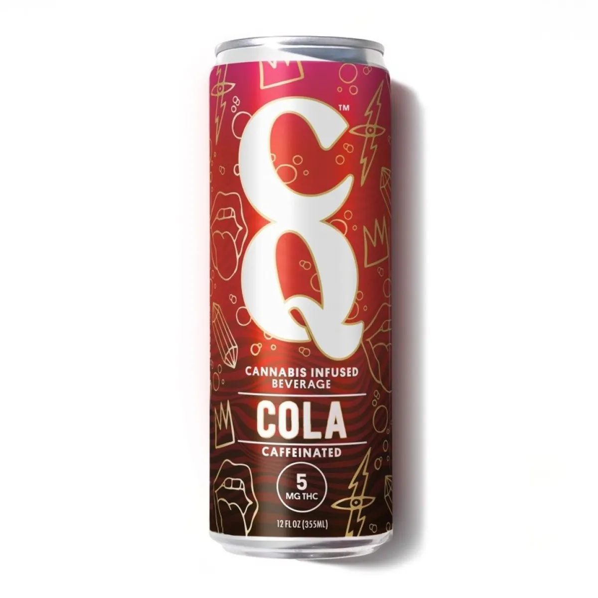 CQ Cola Caffienated Soda Infused Beverage 5mg 0.28g Edibles | CQ