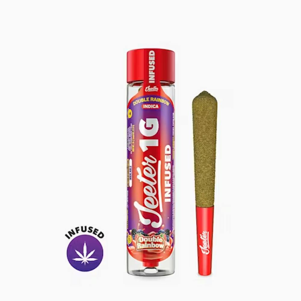 Product Jeeter | Double Rainbow | Infused Preroll | 1g