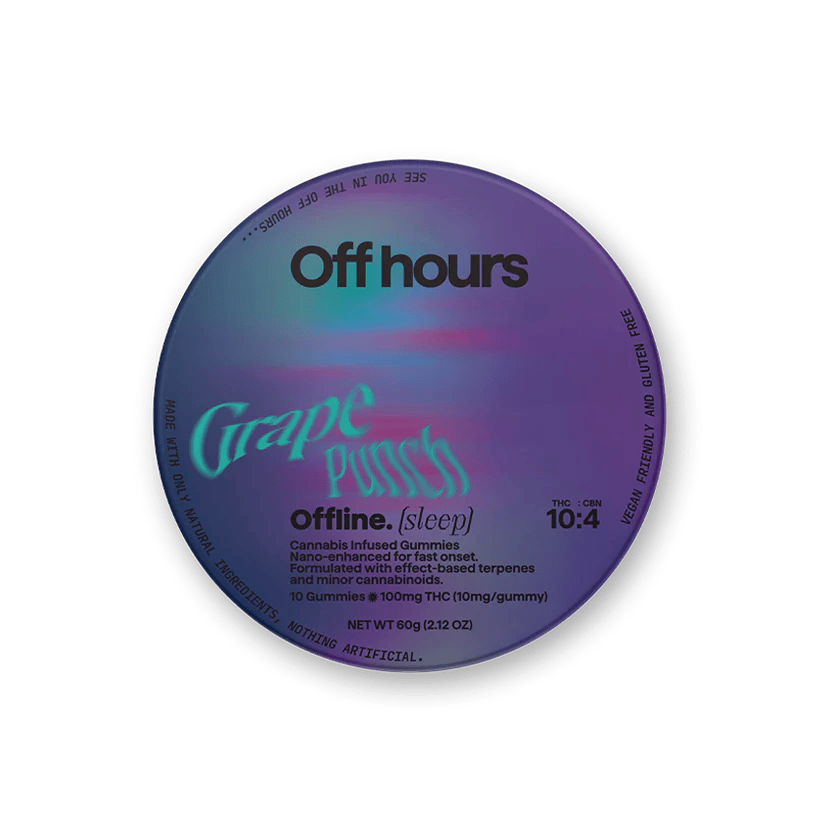Off Hours - Grape Punch Offline - Gummies - 100mg image 0