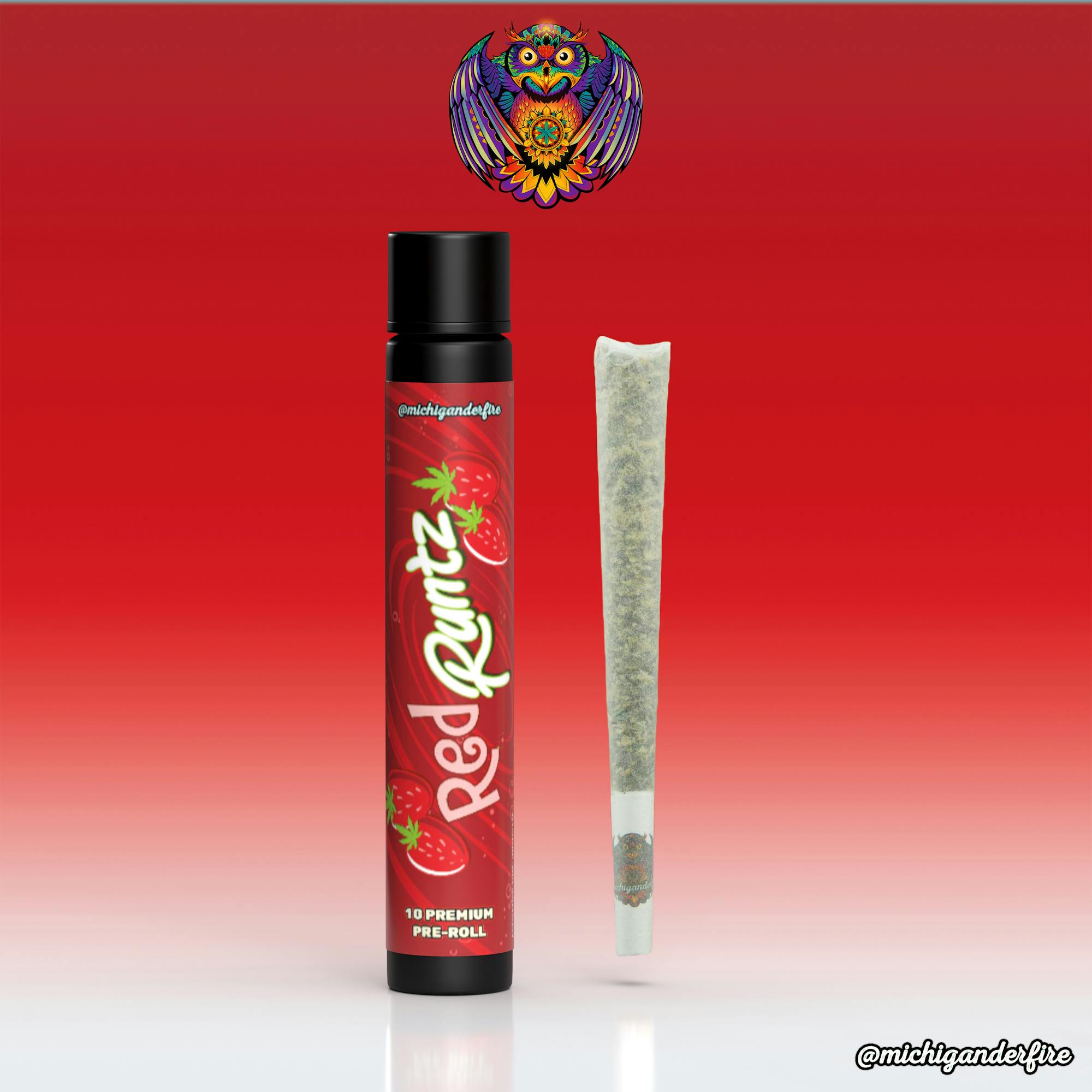 Michigander Fire - 1g Preroll - Red Runtz