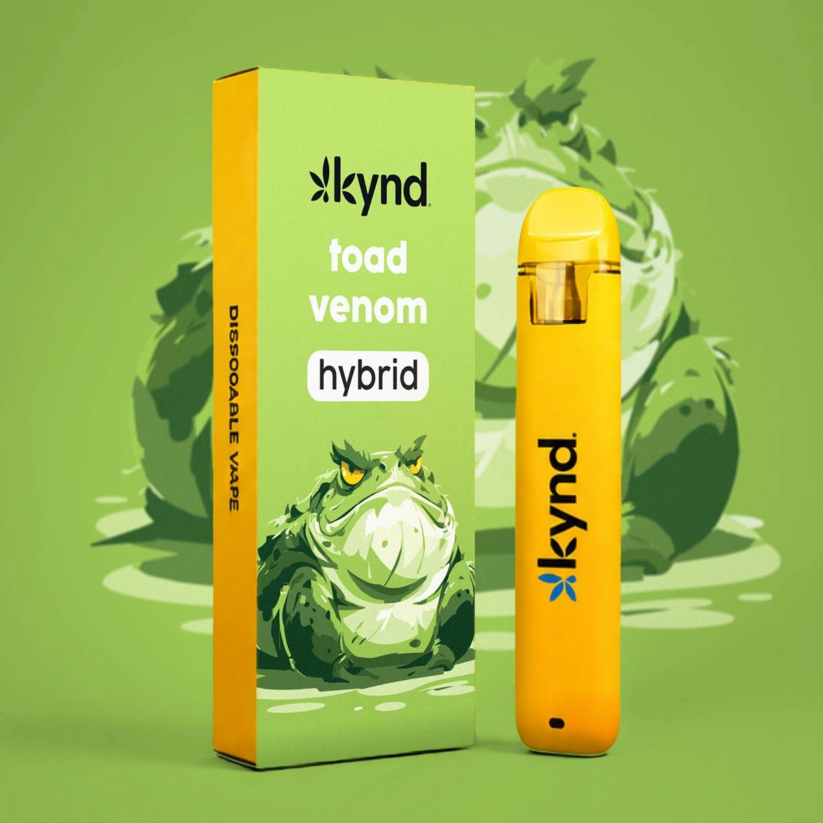 disposable vapes new jersey Kynd Toad Venom (H) Vape 0.5g at AYR D8 Vapes | 2ml Colour=Grey Flavor:Iced Black Tea