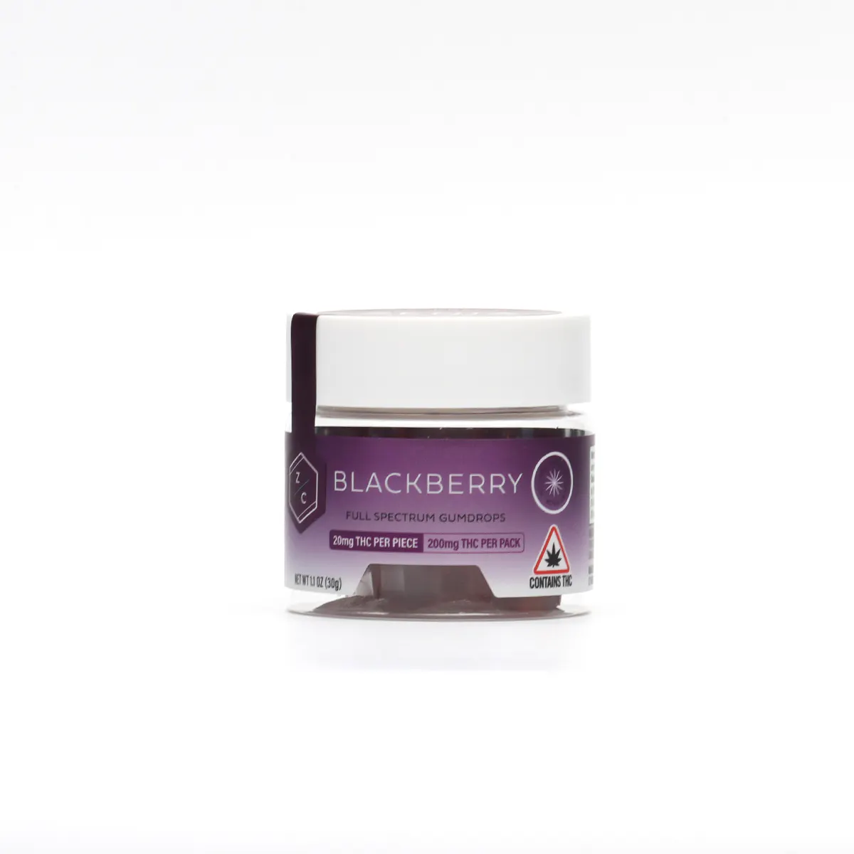 Black Cherry Gumdrops 200mg : Zenia Cannabis Co | Atlantic Farms