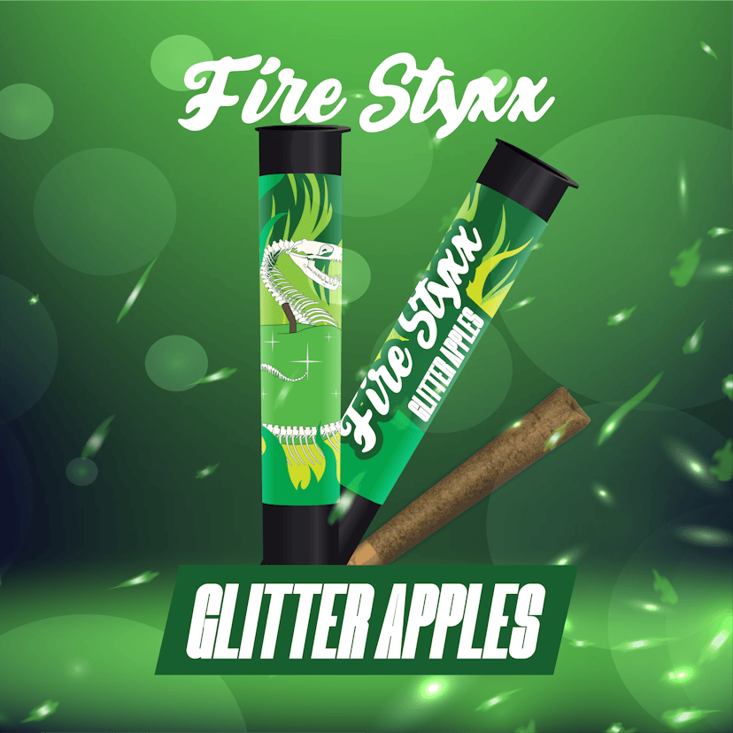 Fire Styxx Infused Pre-Roll | Glitter Apples