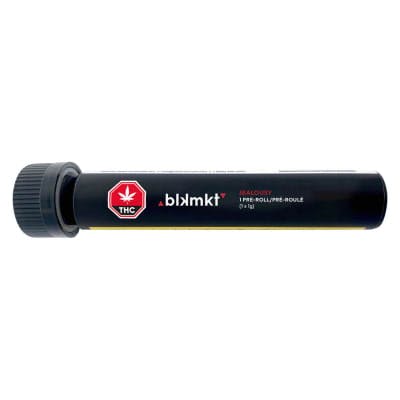 BLK MKT - Jealousy Pre-Rolls - 1x1g Indica Pre-Roll | Highlife Steeles