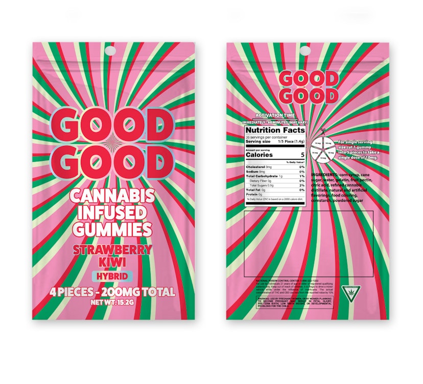 Good Good | Gummies - 200mg - Strawberry Kiwi