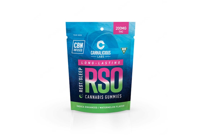 Cannalicious Labs | RSO Gummies - 200mg - Watermelon (Indica)