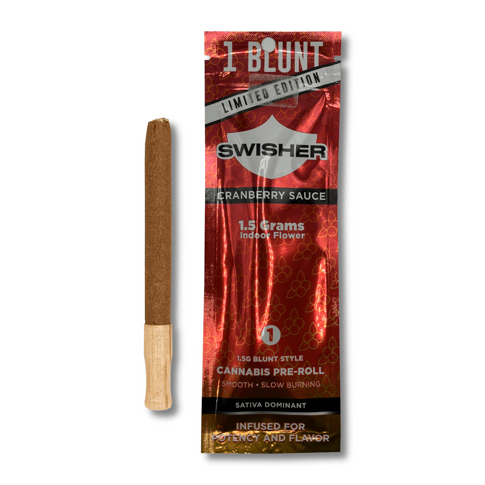 Product: Swisher | Infused Blunt - 1.5g - Cranberry Sauce
