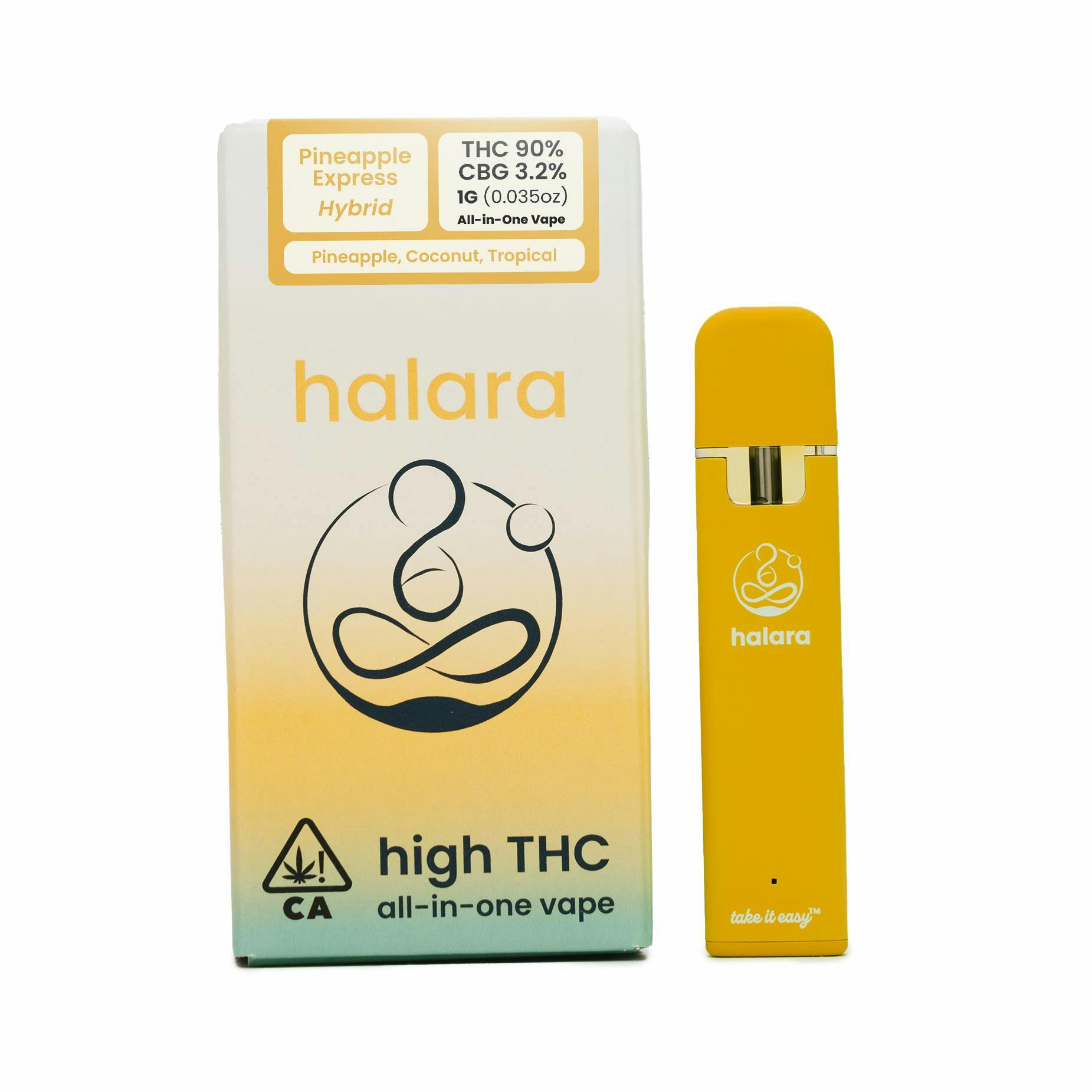 Halara High THC AIO - Pineapple Express 1g
