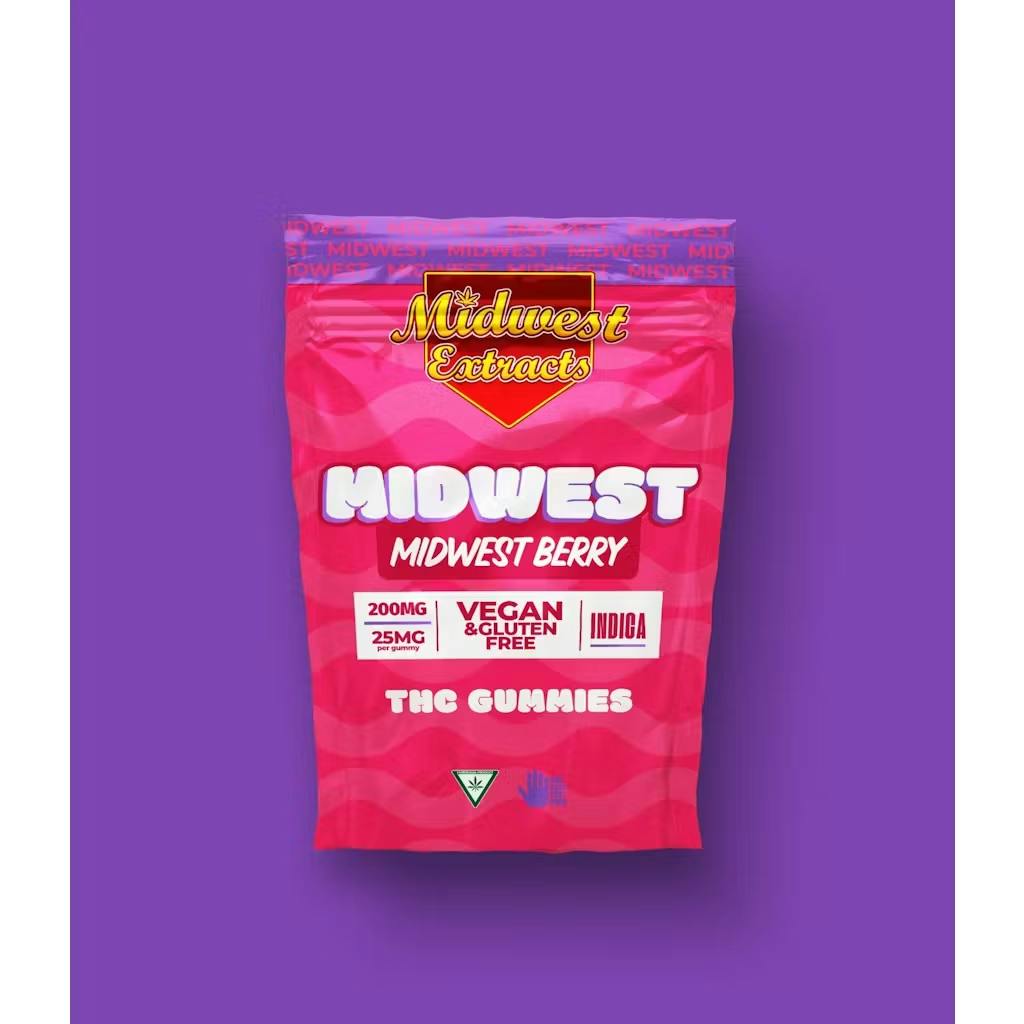 Product: Midwest Extracts | Gummies - 200mg - Midwest Berry